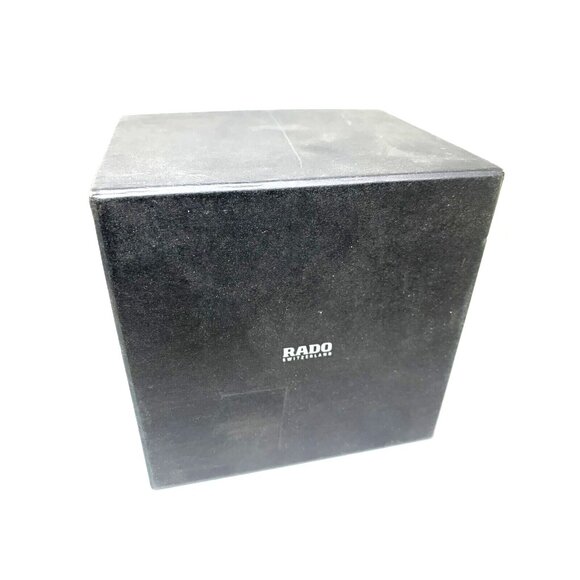 Rado Watch Box Presentation Black White Cardboard Gift Empty With Booklet - Picture 10 of 10